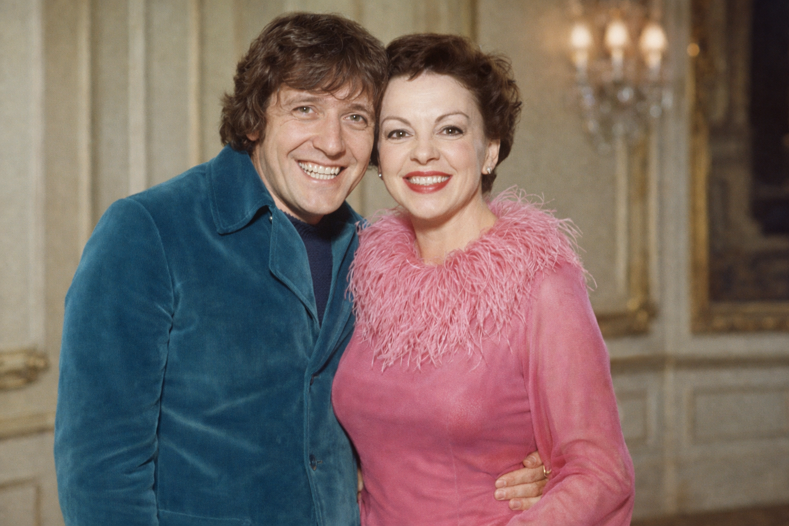 Judy Garland in elegant portrait