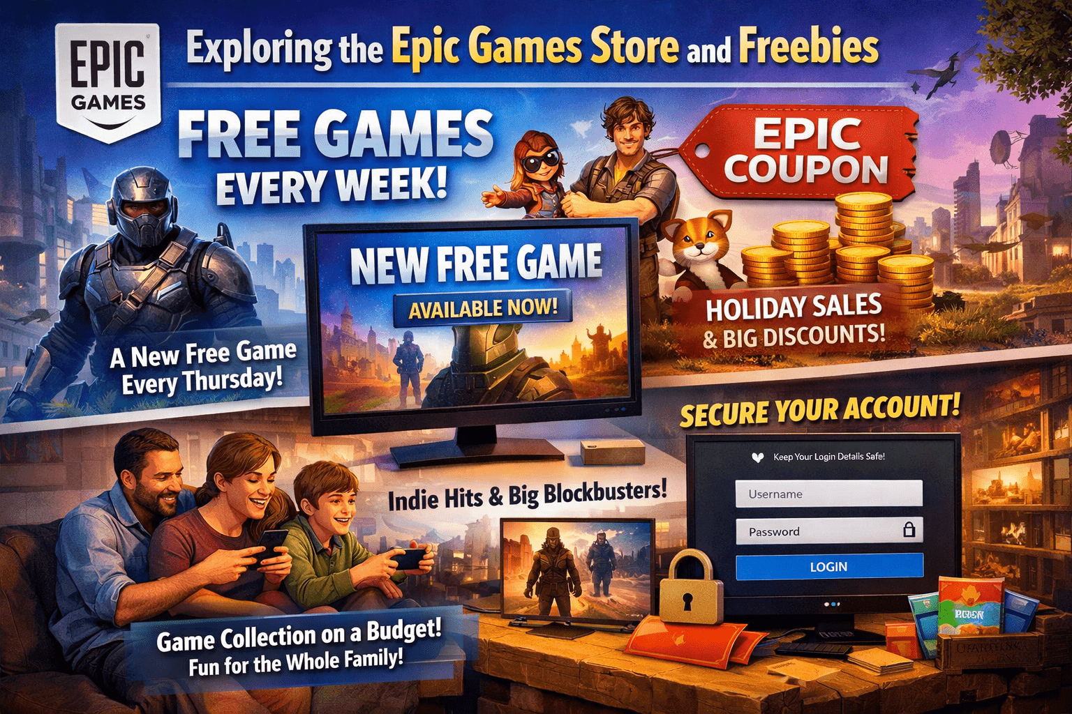 Epic guide gaming and travel visual 1