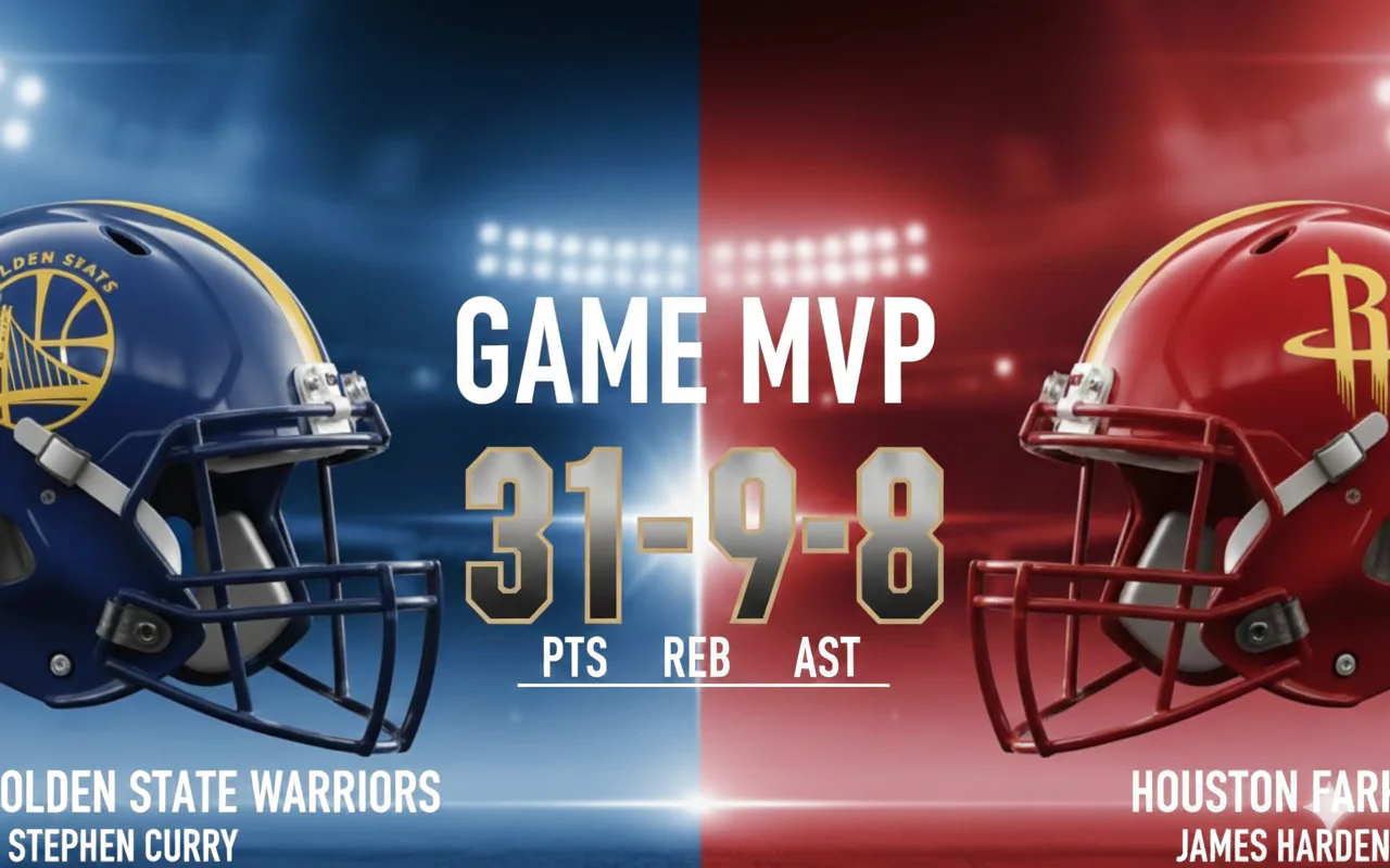 Golden State Warriors vs Houston Rockets Match Player Stats