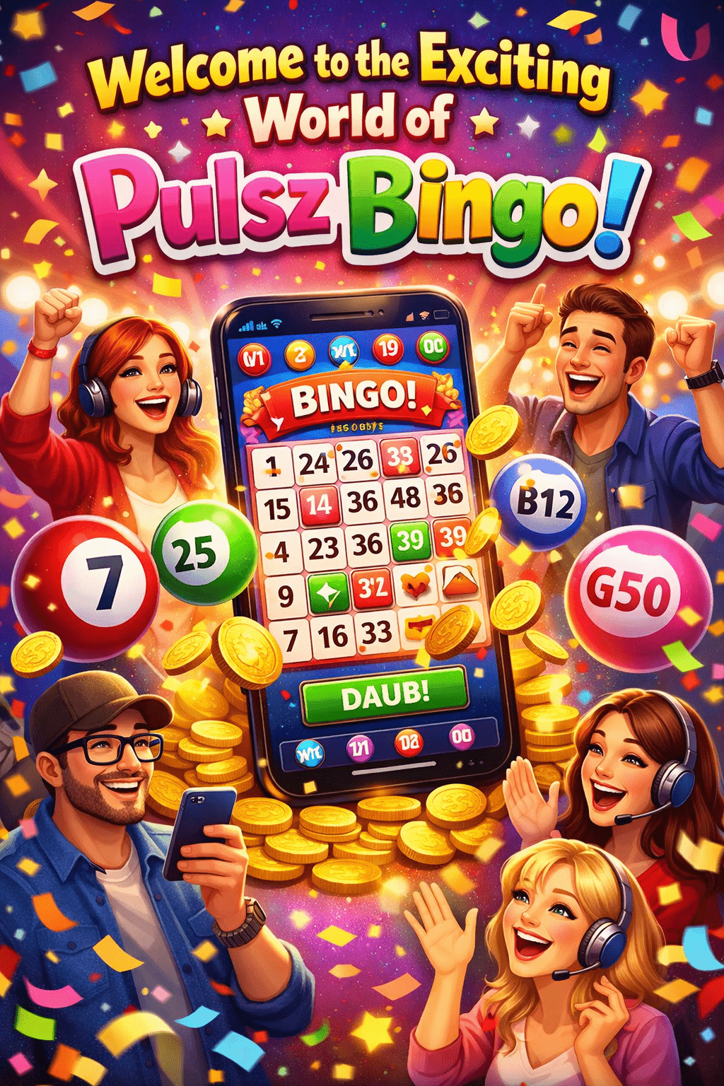 Pulsz Bingo feature visual