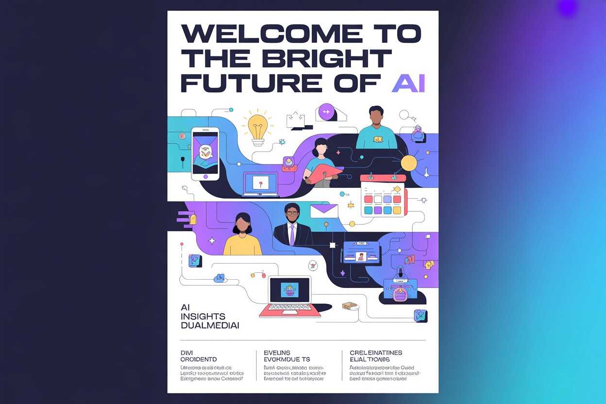 AI Insights DualMediaI infographic visual