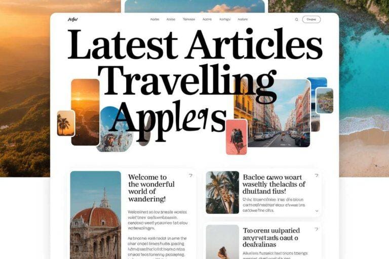 Latest Articles Travelling Apples