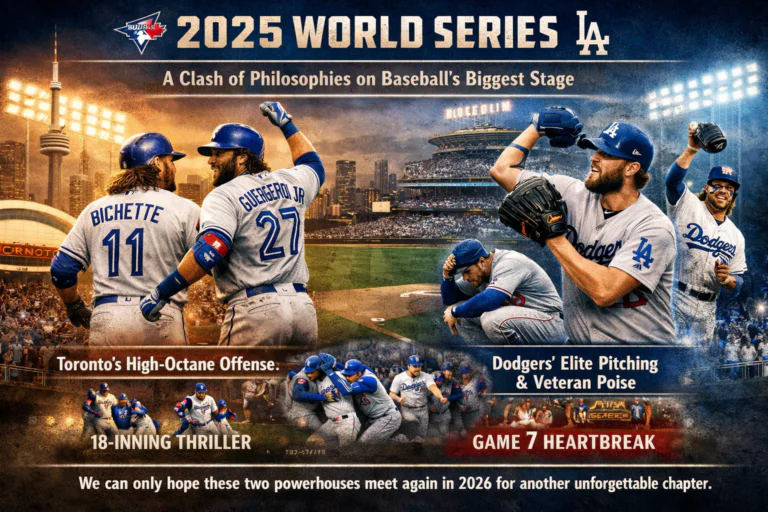 Toronto Blue Jays vs Dodgers Match Player Stats