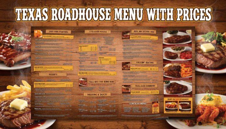 Texas Roadhouse Menu with Prices