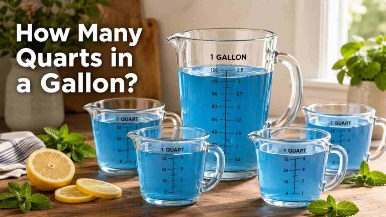how many quarts in a gallon