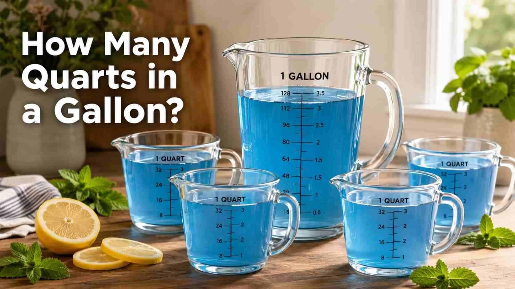 how many quarts in a gallon