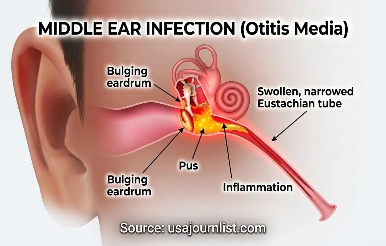 middle ear infection