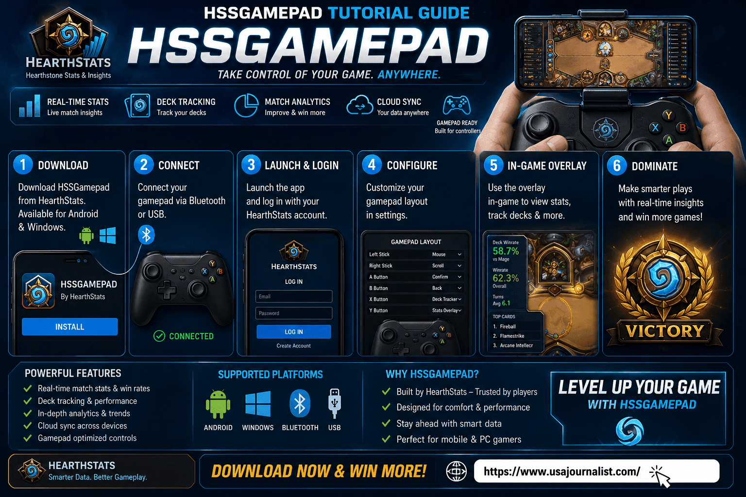 tutorial by hearthstats hssgamepad