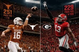 Texas Longhorns Football vs Georgia Bulldogs Football Match Player Stats: Complete Breakdown