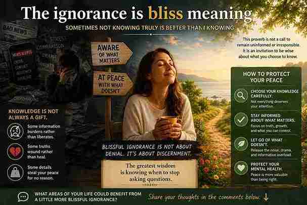 Ignorance Is Bliss Meaning