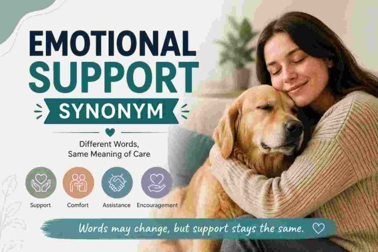 Emotional Support Synonym