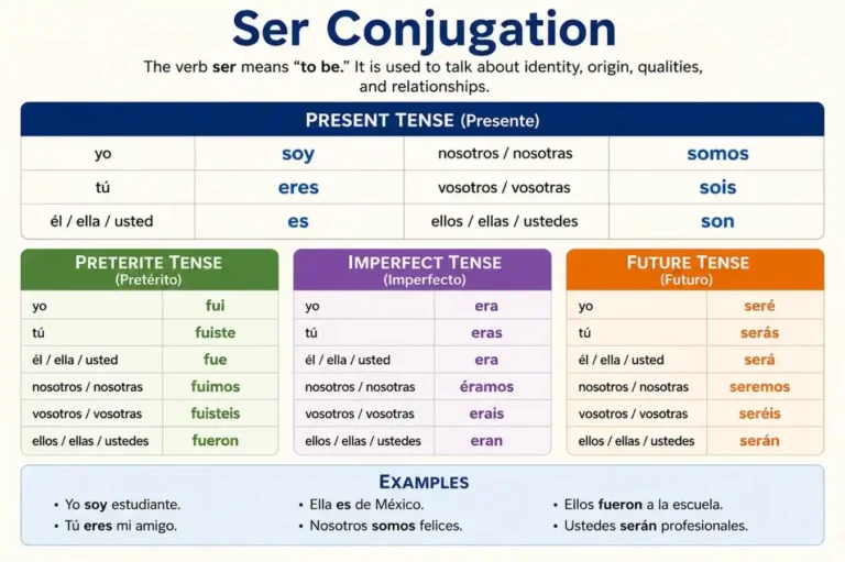 Ser Conjugation