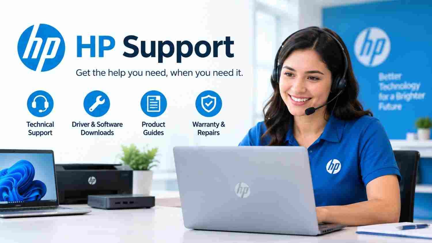 HP Support technical assistance and customer service