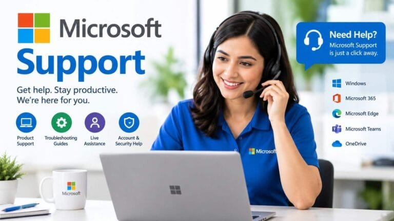 Microsoft Support help and troubleshooting guide