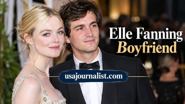 Elle Fanning with boyfriend Gus Wenner