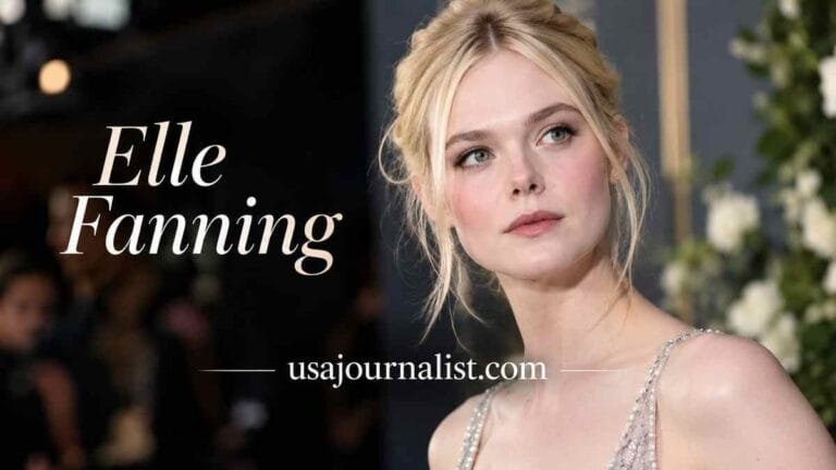 Elle Fanning portrait featured on USA Journalist