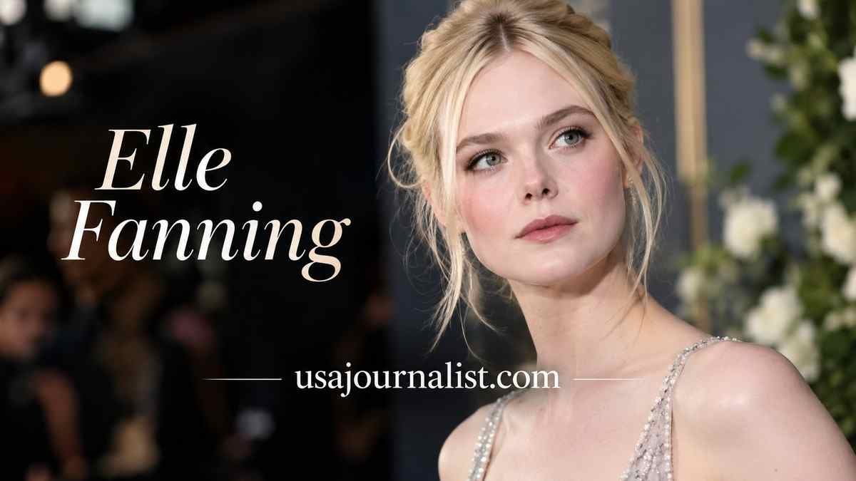Elle Fanning portrait featured on USA Journalist